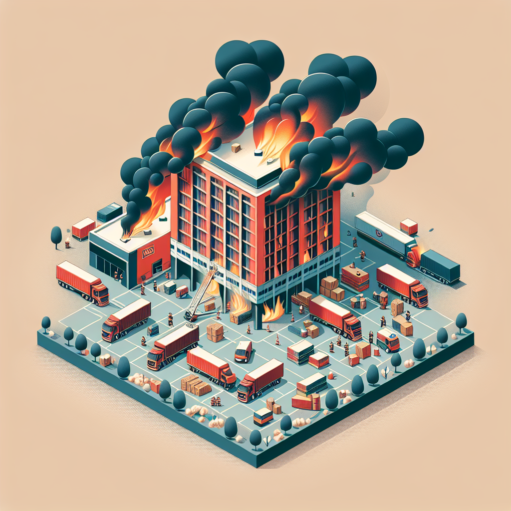 충남 천안 이랜드패션물류센터 화재, 대응 2단계 발령 현황